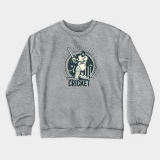 Cricket Player Crewneck Sweatshirt